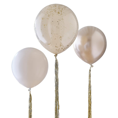 Ballonnenmix Nude & Goud
