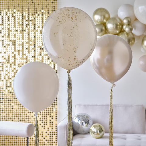 Ballonnenmix Nude & Goud