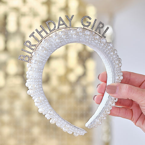 Haarband Birthday Girl