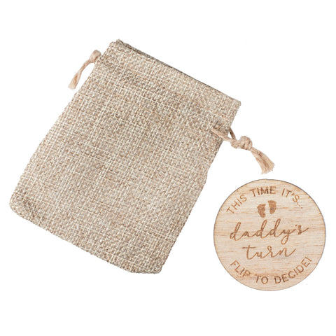 Flip Coin 'Mummy or Daddy'