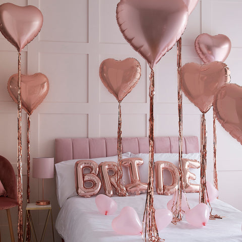 Rosé Gouden BRIDE Ballonnen set