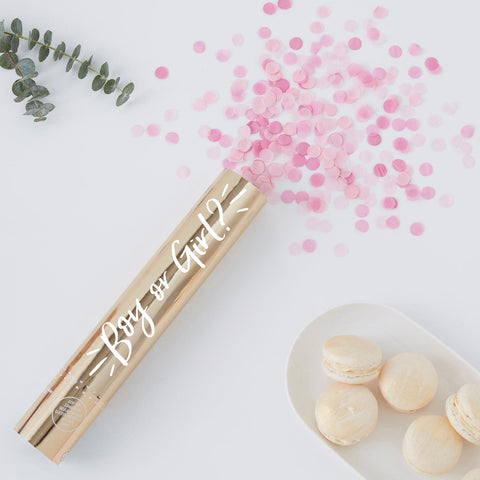 Gender Reveal Confetti Kanon - Blauw