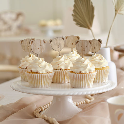 Cupcake Prikkers - Teddy Bear
