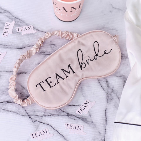 Satijnen Oogmasker Team Bride | Girls Trip